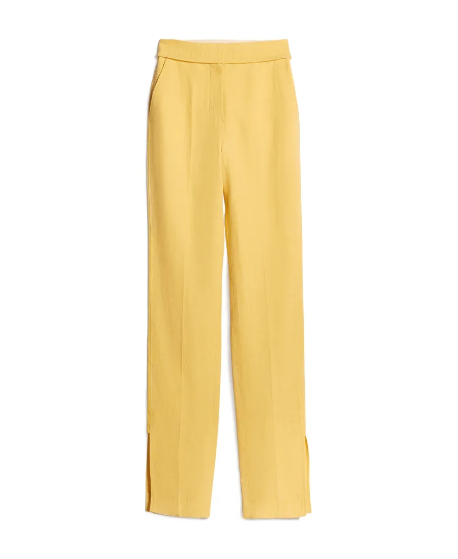 Tibau Linen-Blend Trousers