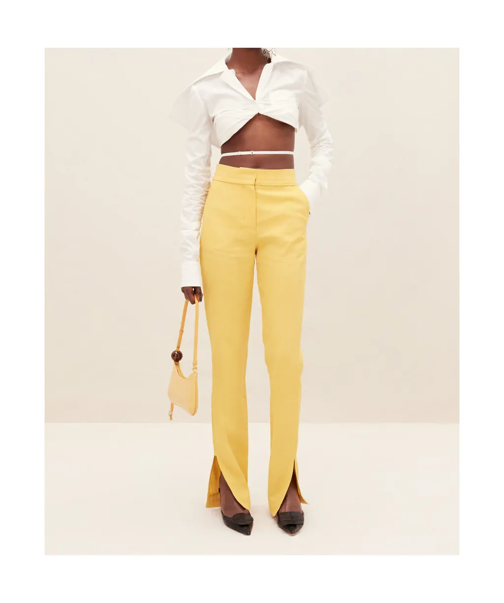 Tibau Linen-Blend Trousers
