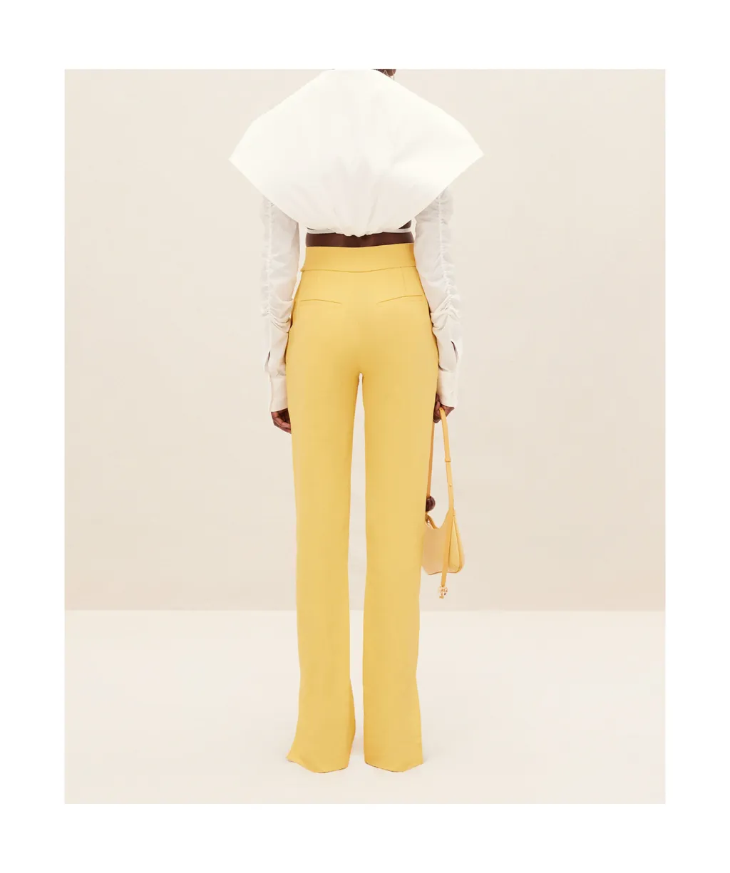 Tibau Linen-Blend Trousers