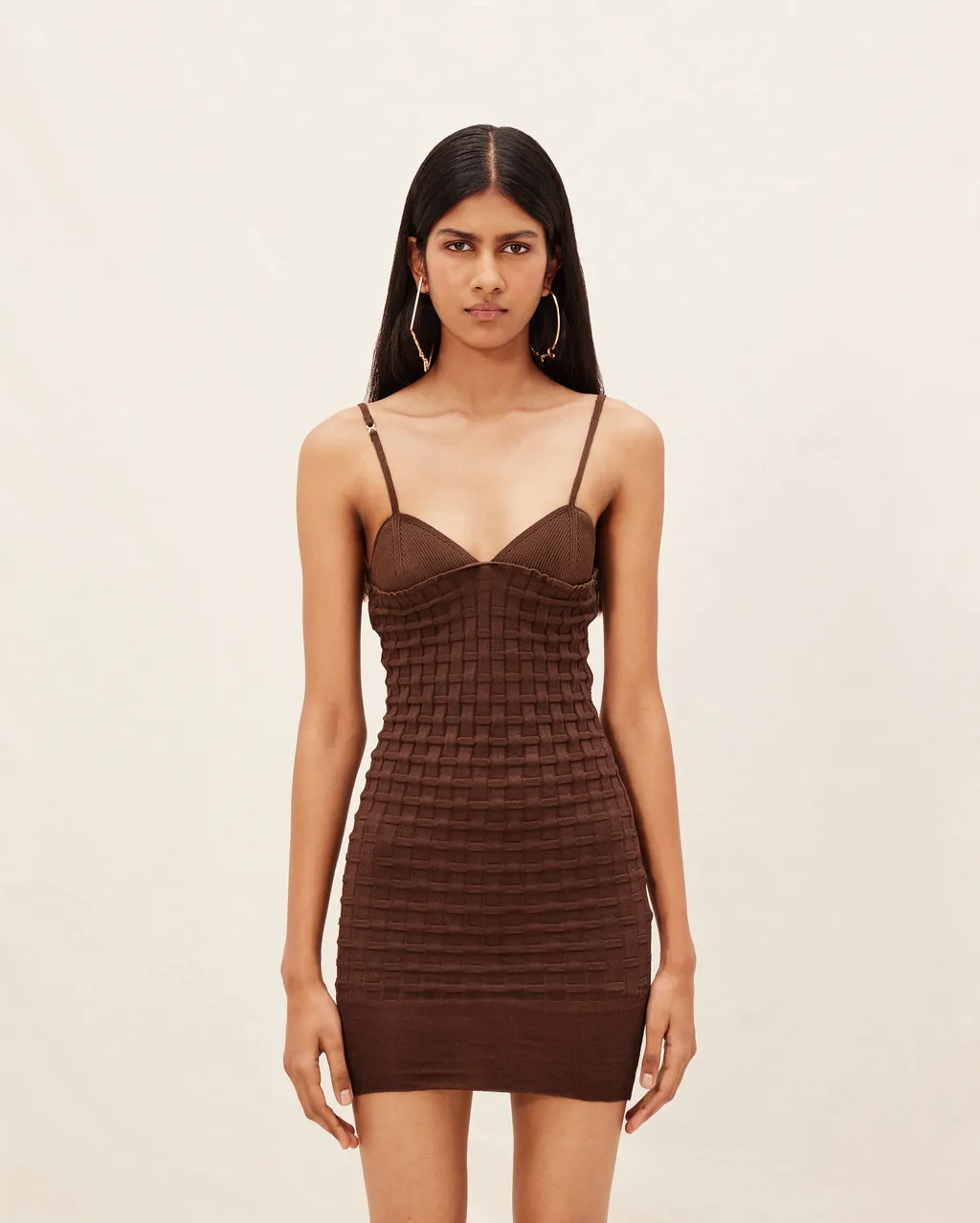 La Robe Maille Tecido Dress