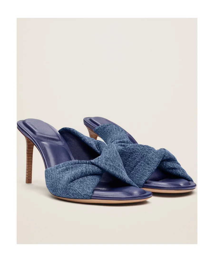 Twist Open Toe Mules