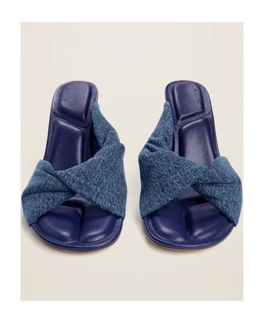 Twist Open Toe Mules