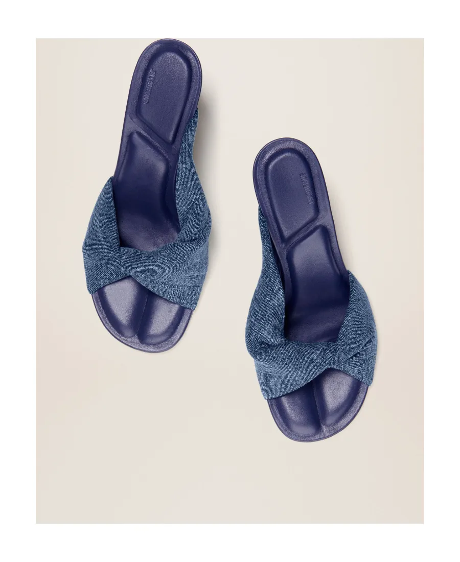 Twist Open Toe Mules