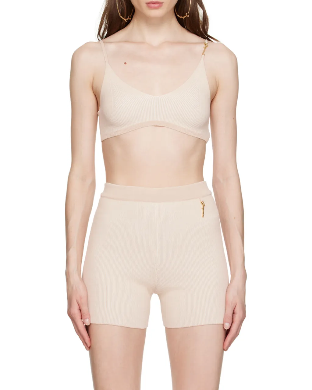 Pralu Logo-Plaque Cropped Top