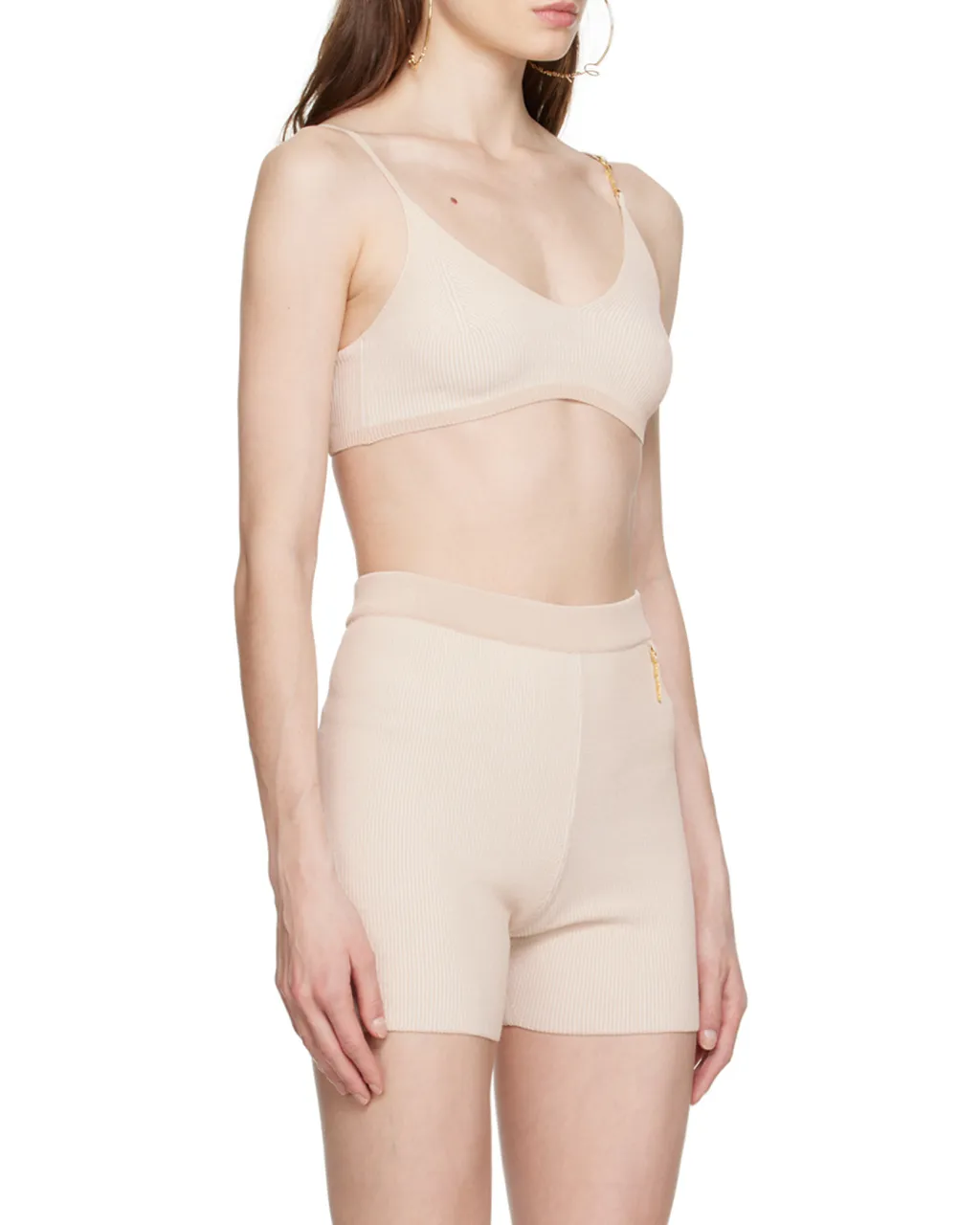 Pralu Logo-Plaque Cropped Top