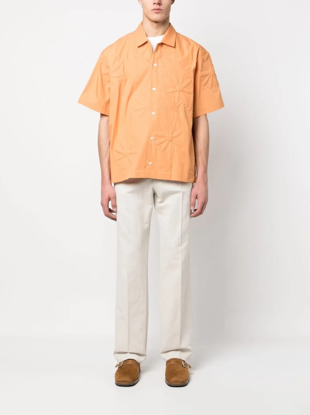 Le Pantalon Feijoa Mid-Rise Straight-Leg Trousers