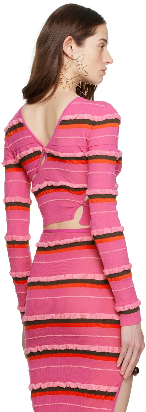 Striped Cropped Top