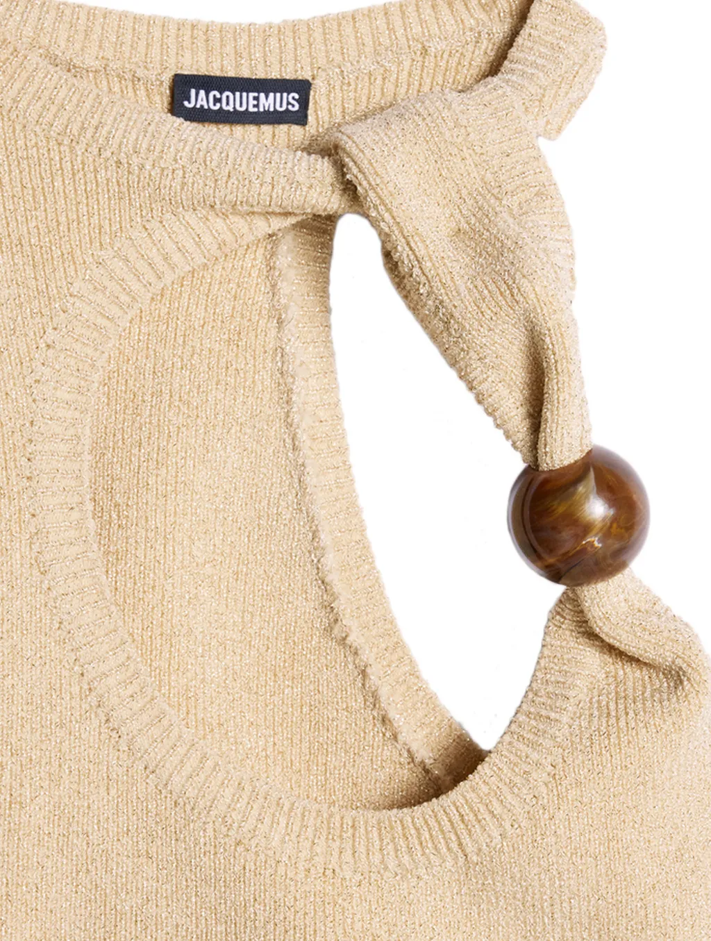 La Robe Brilho Lurex-Knit Minidress