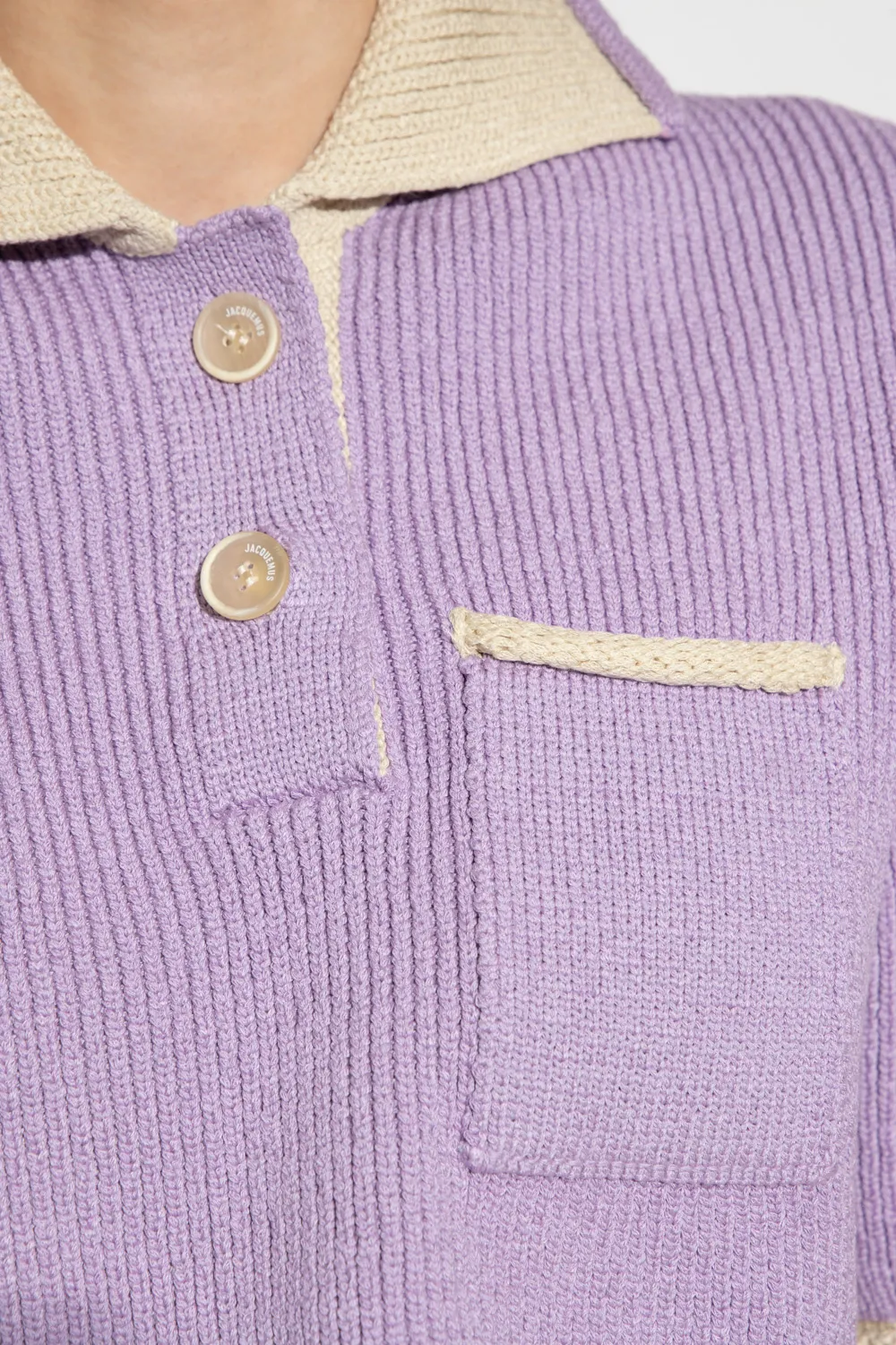 Le Polo Ribbed Knit Top