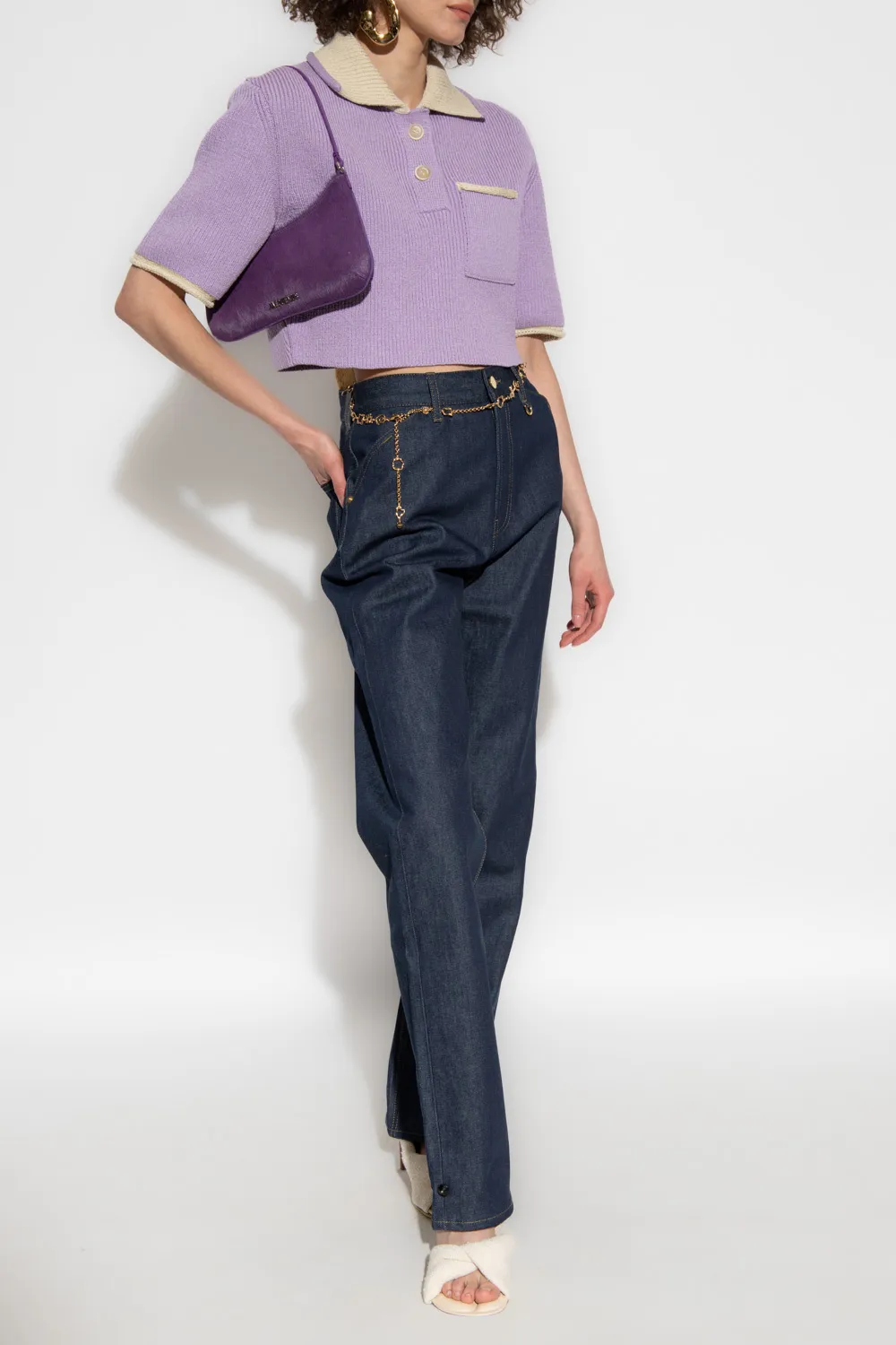 Le Polo Ribbed Knit Top