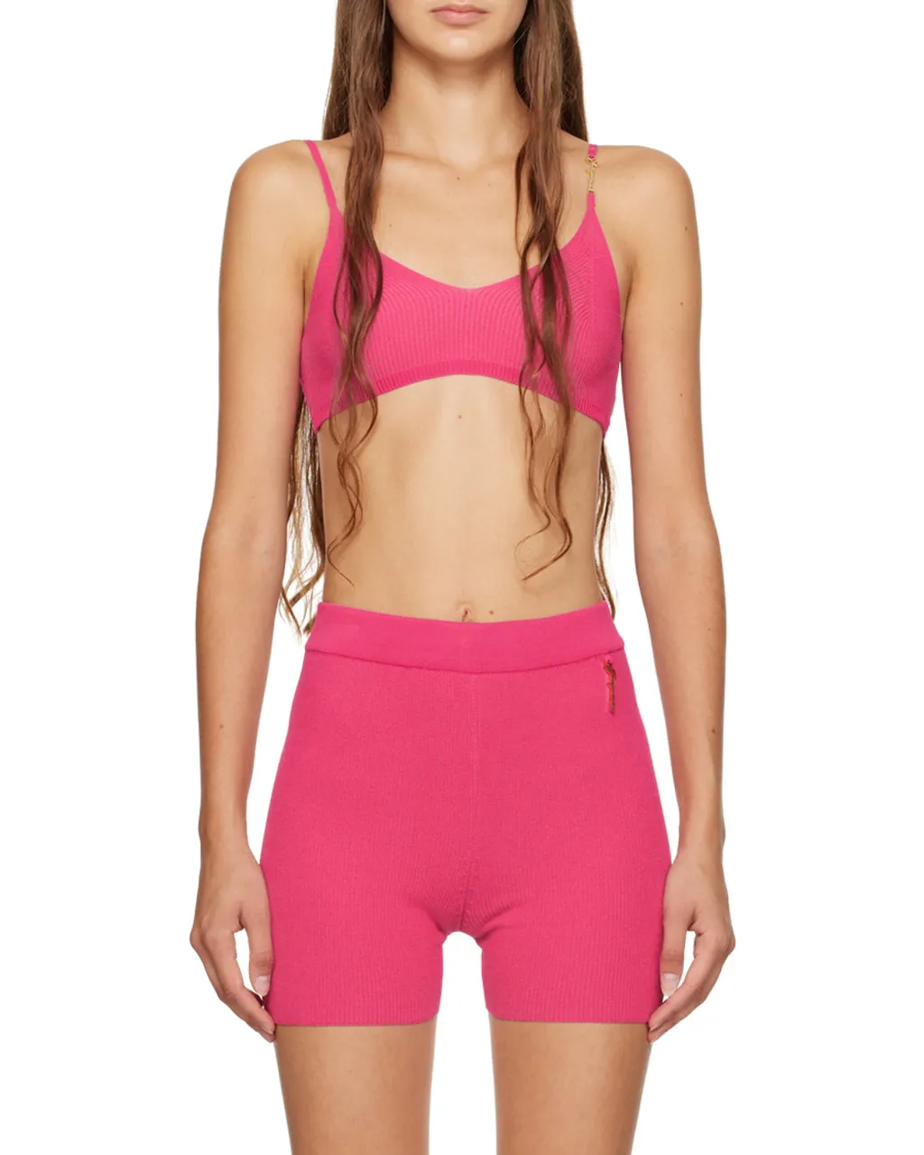 Pralu Logo-Plaque Cropped Top