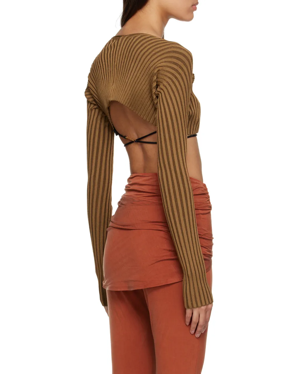 Logo-Lettering Cropped Cardigan