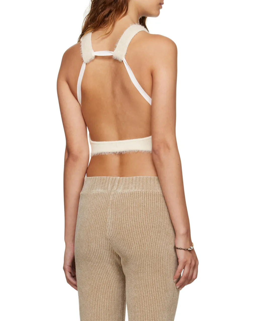 Cropped Knitted Tank Top