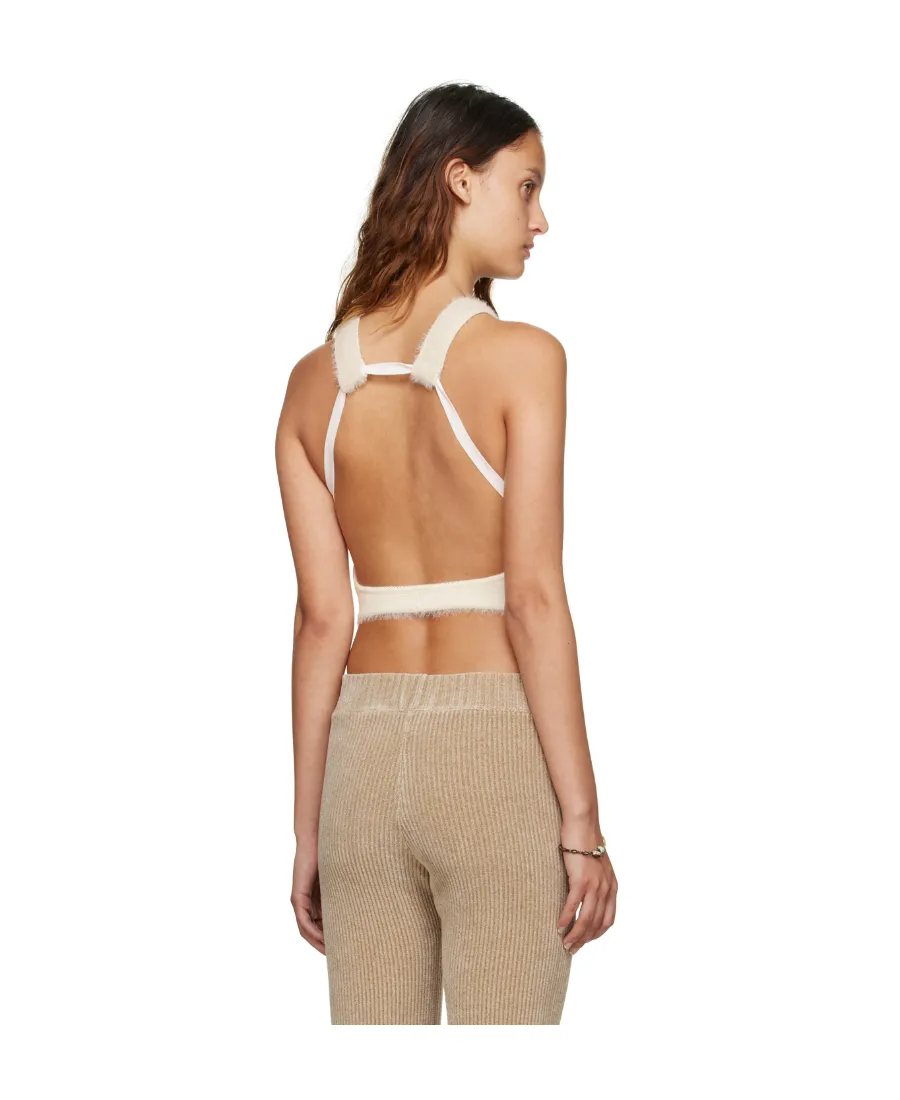 Cropped Knitted Tank Top