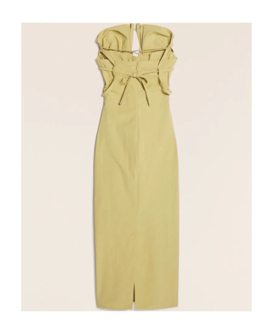 Strapless Cut-Out Detail Dress