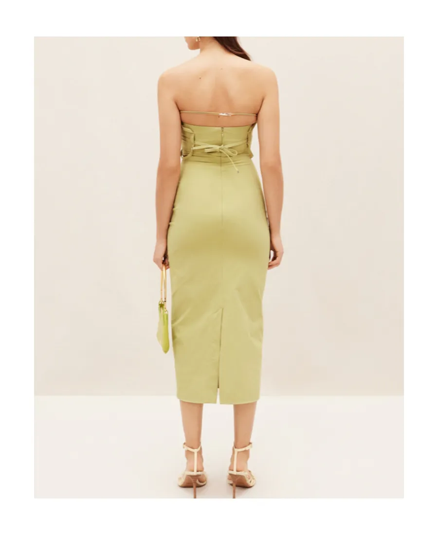 Strapless Cut-Out Detail Dress