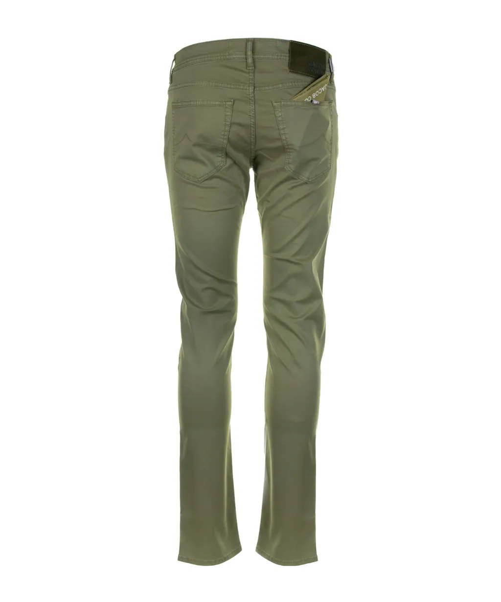 Logo-Patch Straight-Leg Trousers