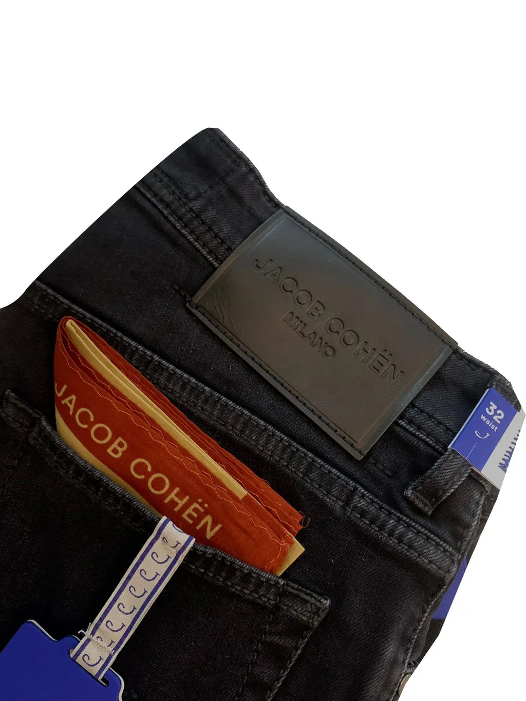 Logo Patch Low-Rise Jeans