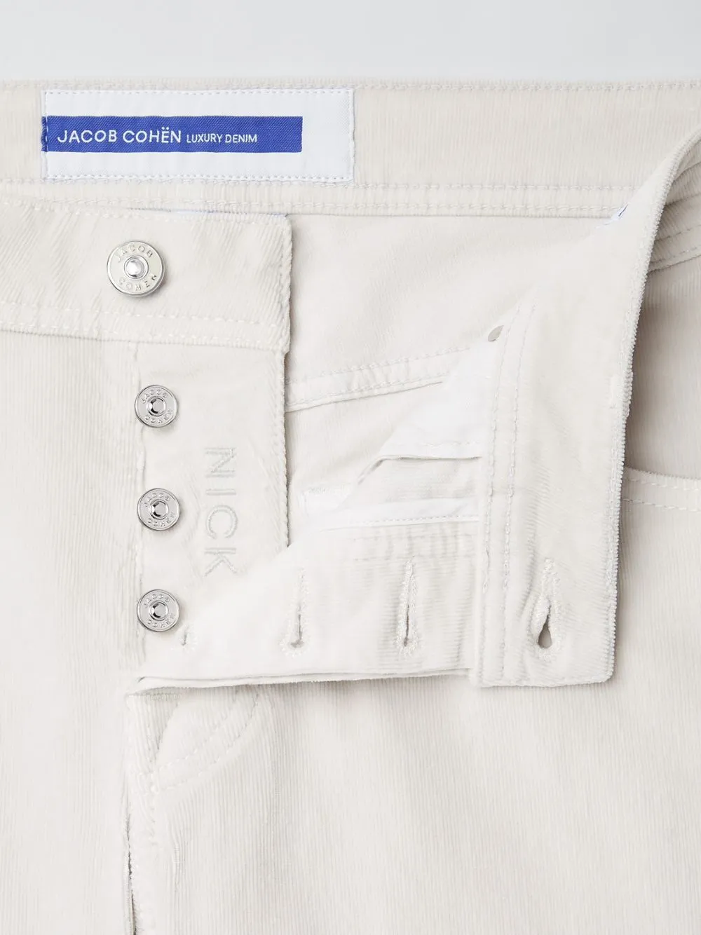 Nick Logo Patch Corduroy Trousers