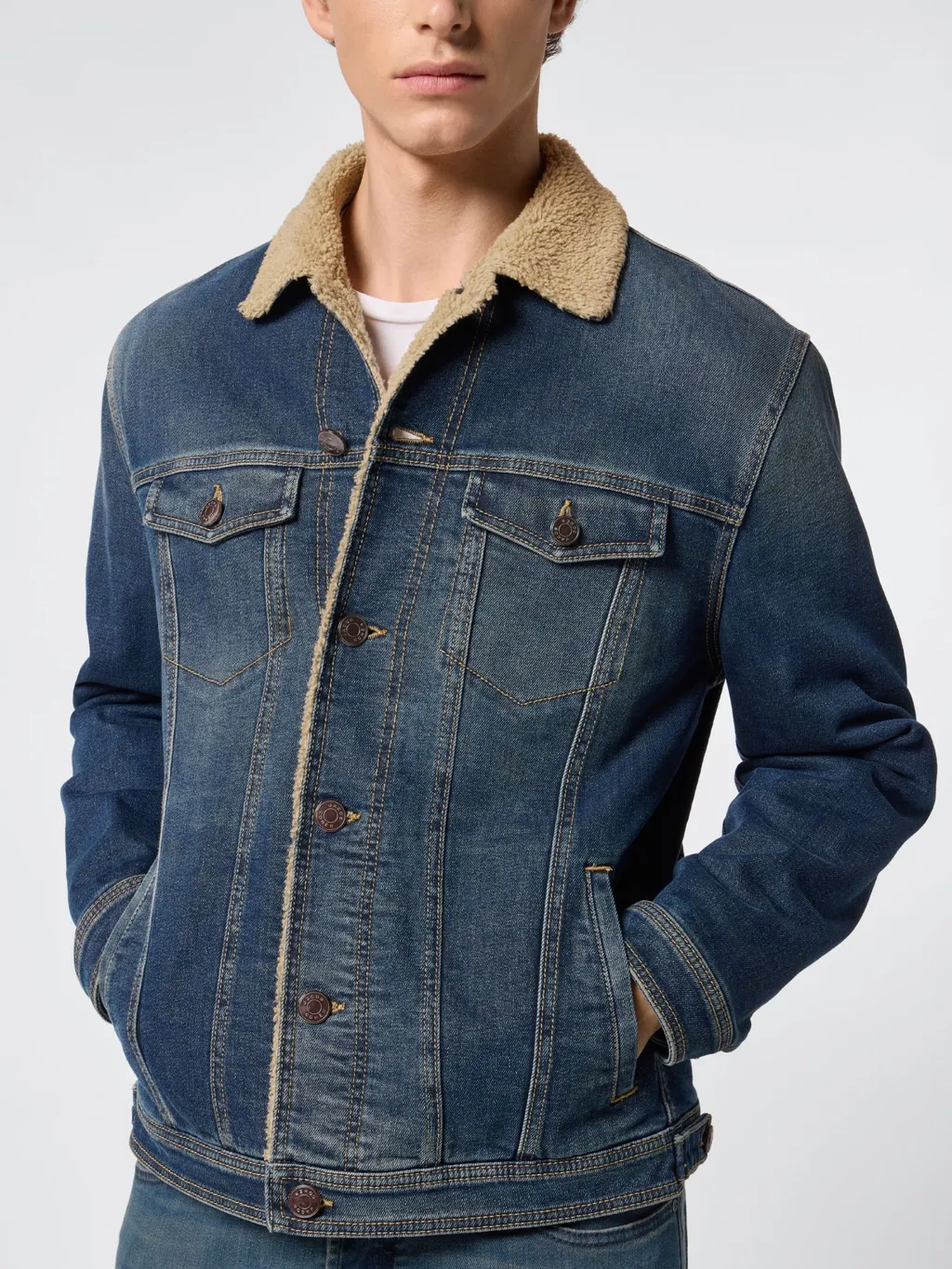 Sherpa Trucker Denim Jacket