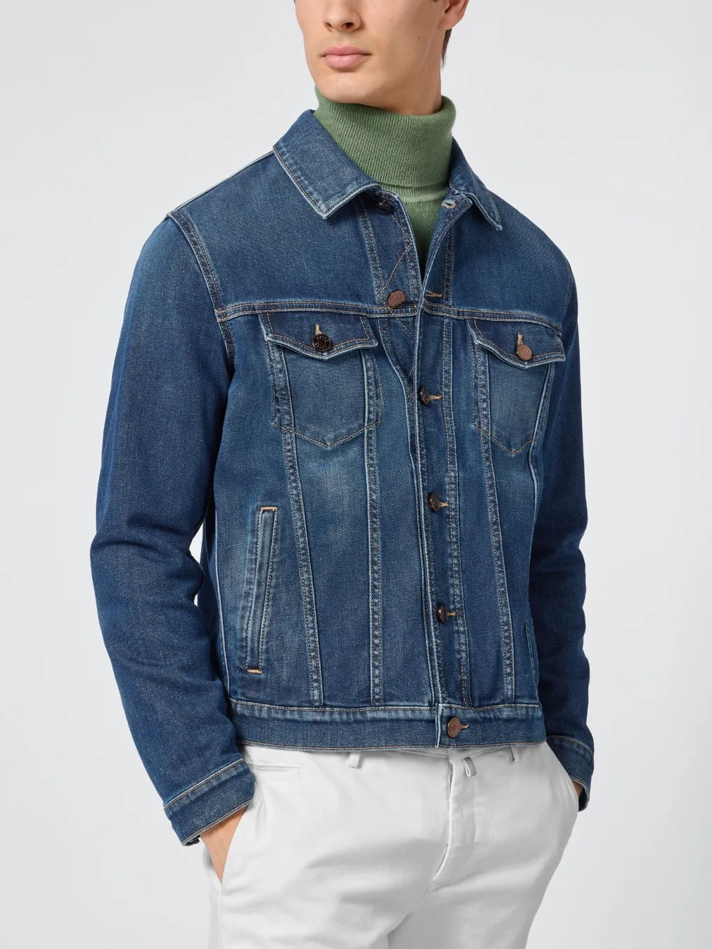 Logo-Patch Denim Jacket