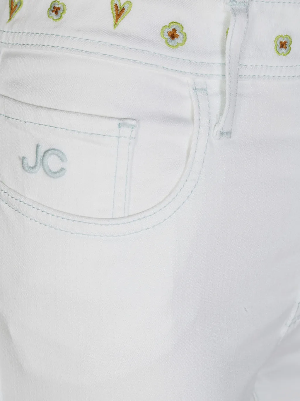 Logo Patch Flared Jeans