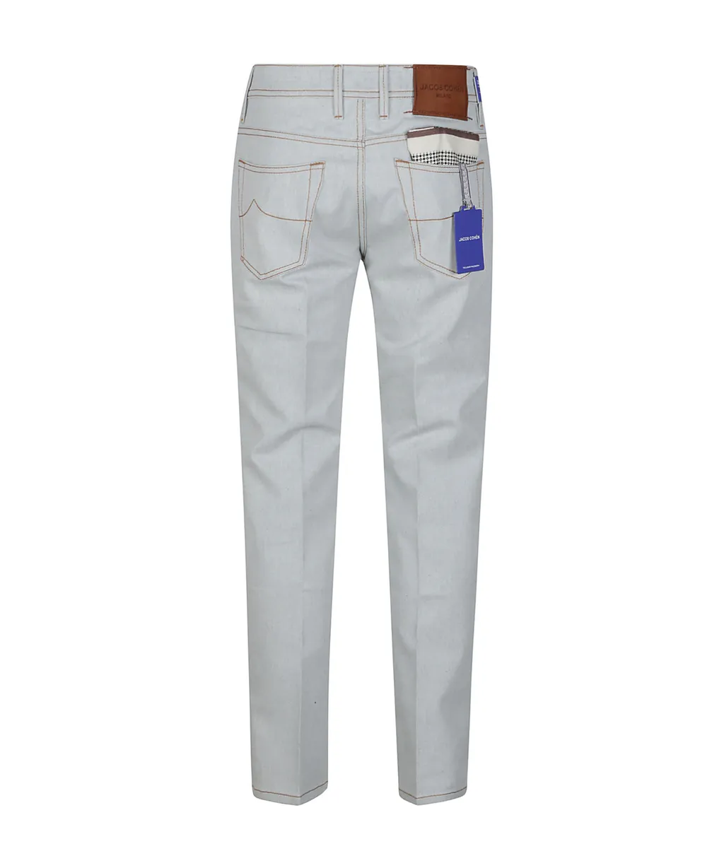 Logo Patch Straight-Leg Jeans