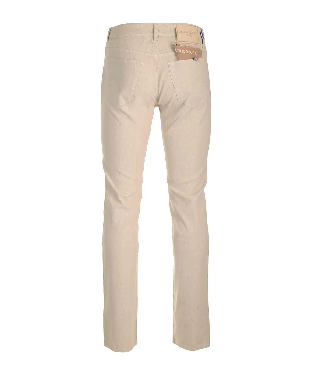 Barb Logo Patch Slim-Cut Trousers