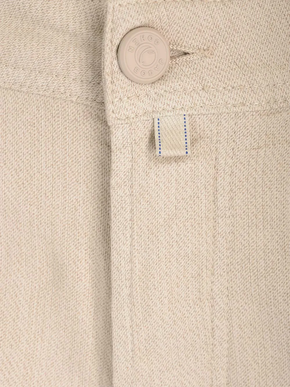 Barb Logo Patch Slim-Cut Trousers