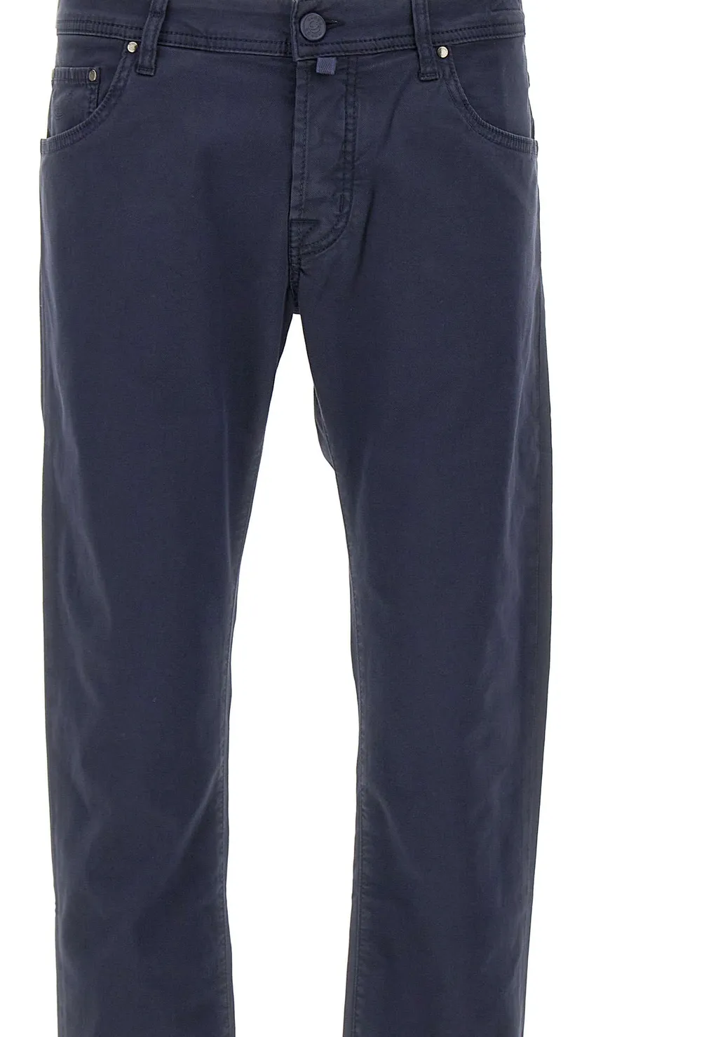 Logo-Patch Straight-Leg Trousers