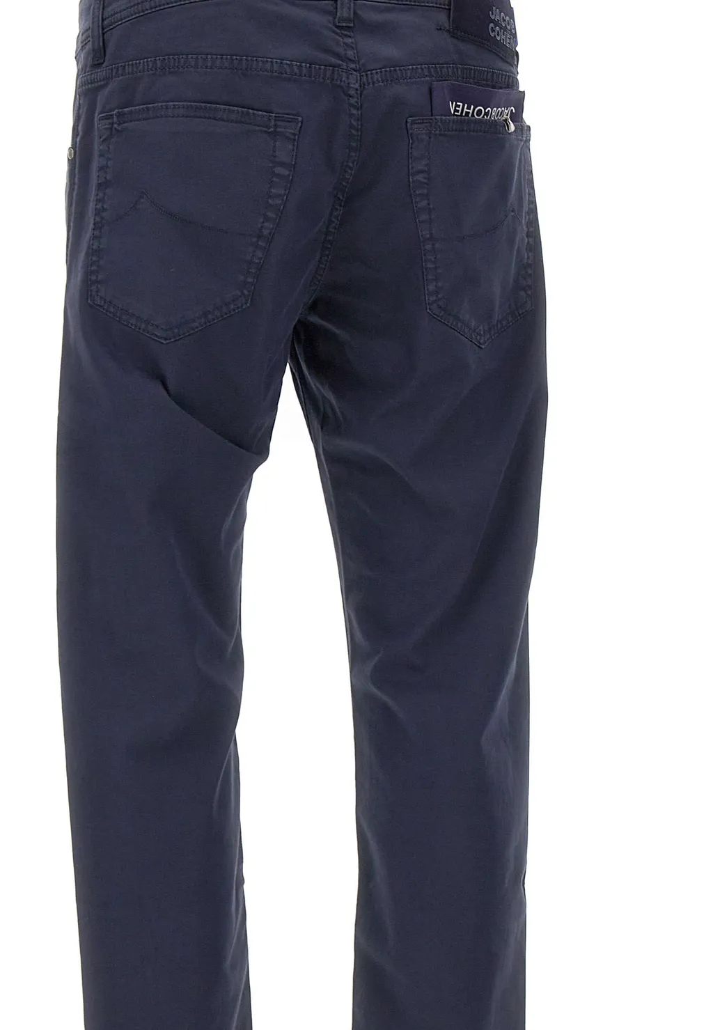 Logo-Patch Straight-Leg Trousers
