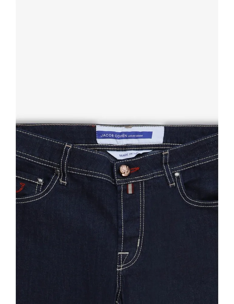 Logo Patch Straight-Leg Jeans