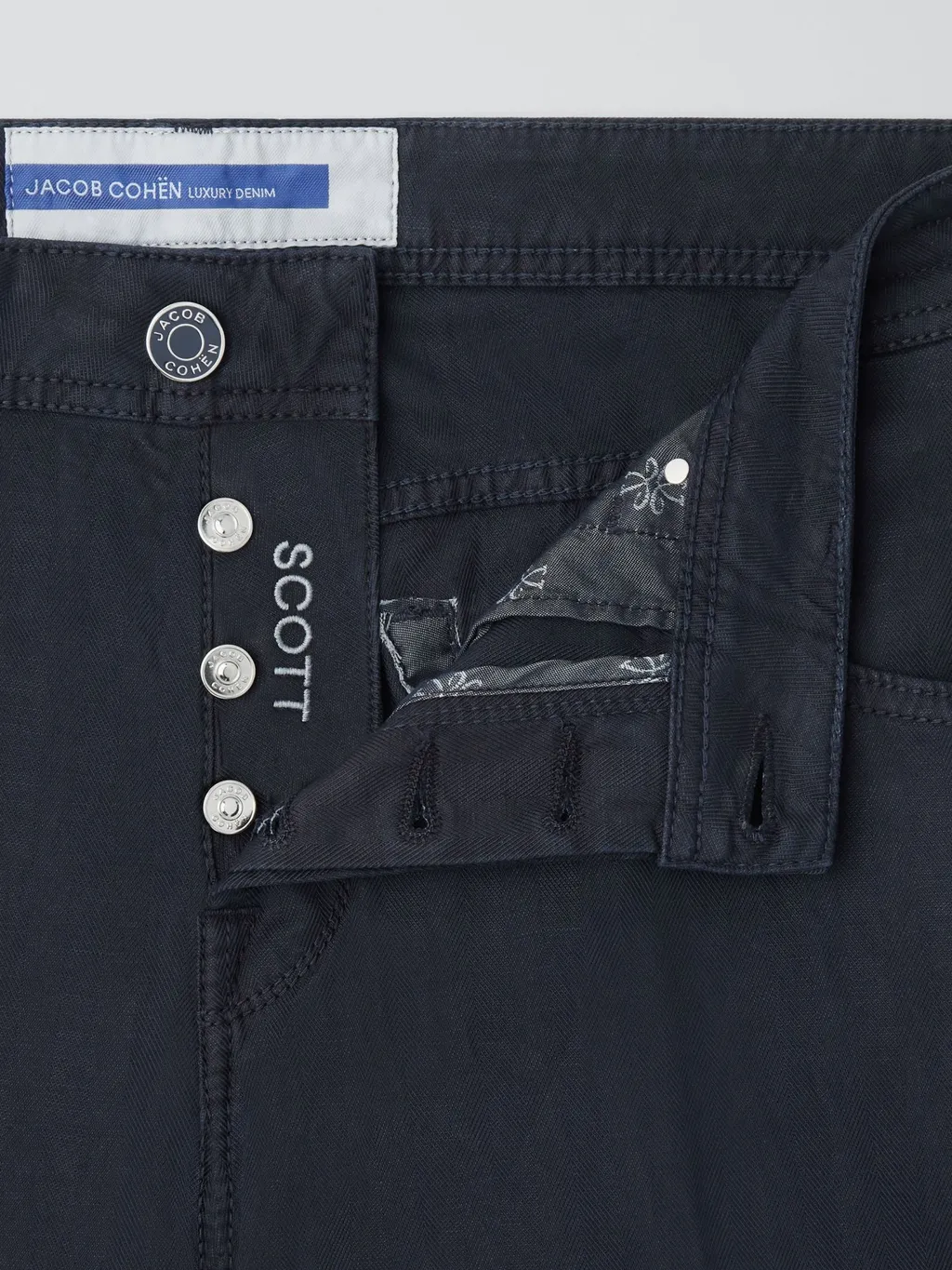 Scott Cropped Herringbone Pants