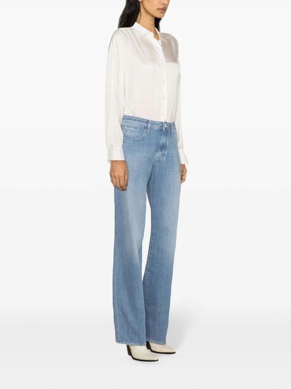 Hailey High-Rise Straight-Leg Jeans