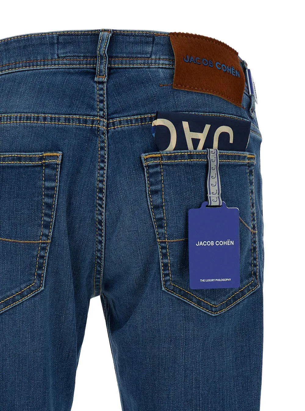 Logo-Embroidered Slim-Cut Jeans