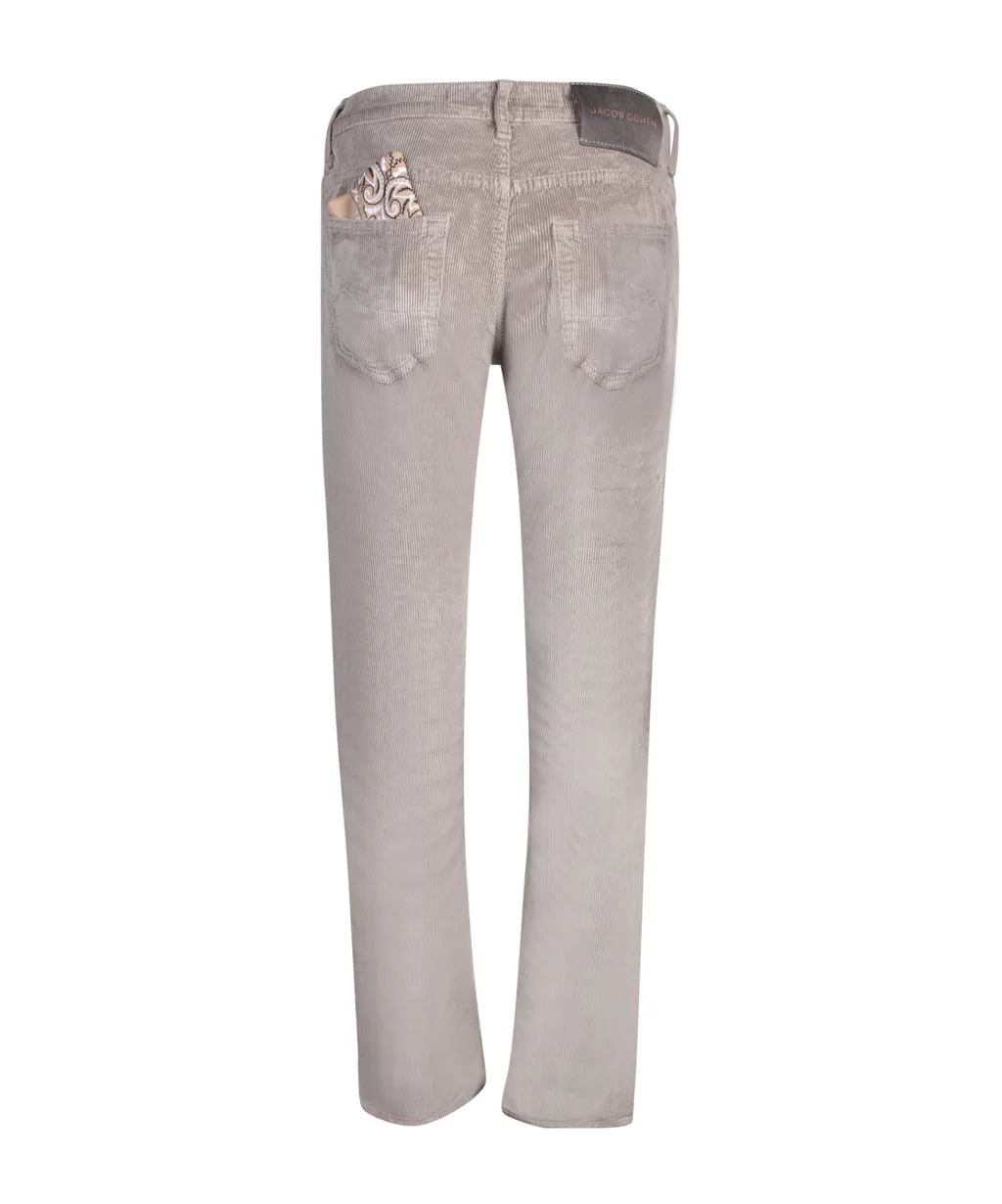 Logo Patch Corduroy Trousers