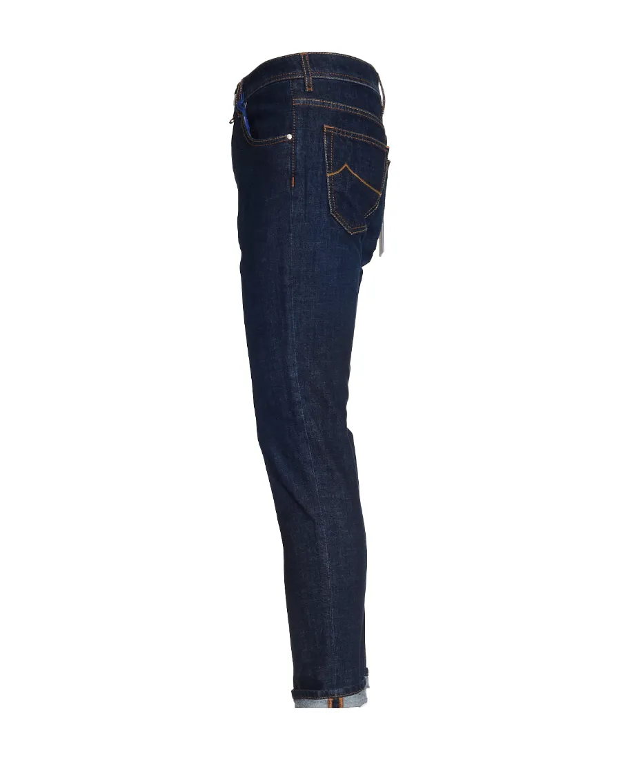 Mid-Rise Straight-Leg Jeans