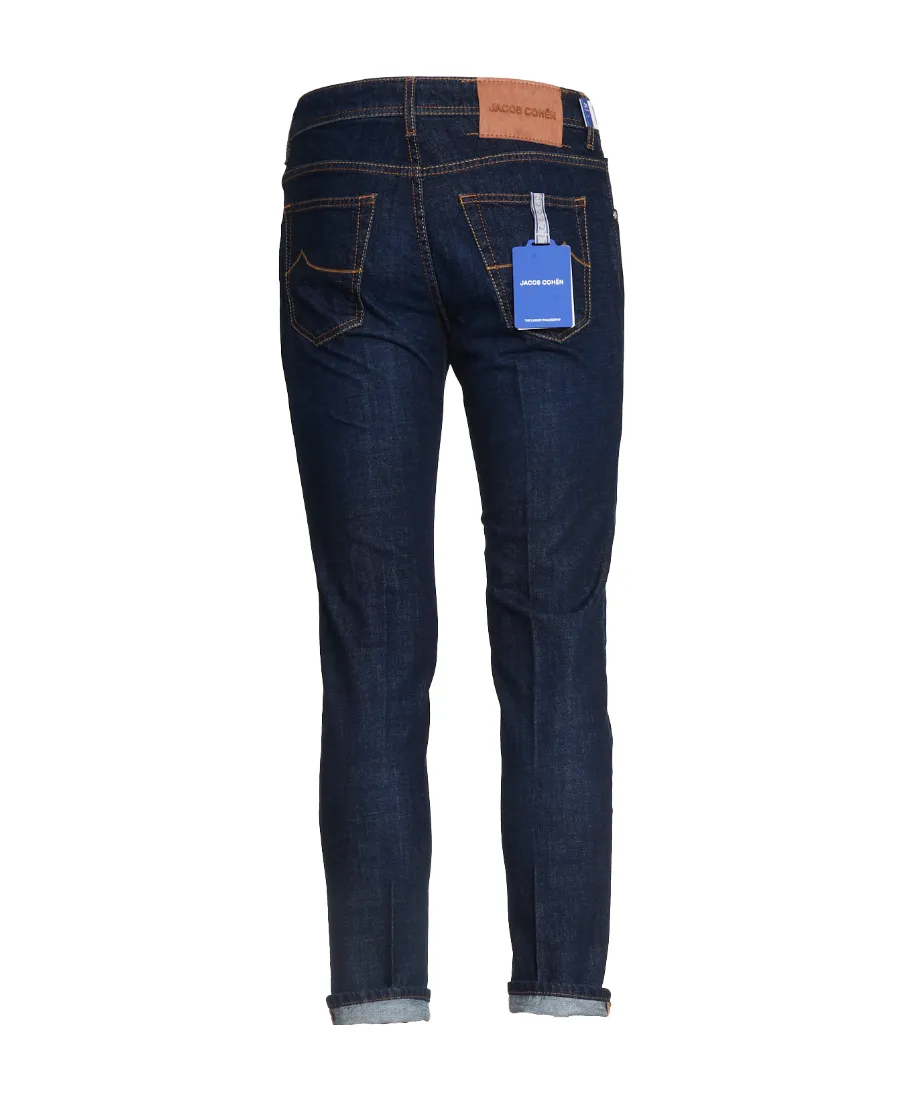 Mid-Rise Straight-Leg Jeans