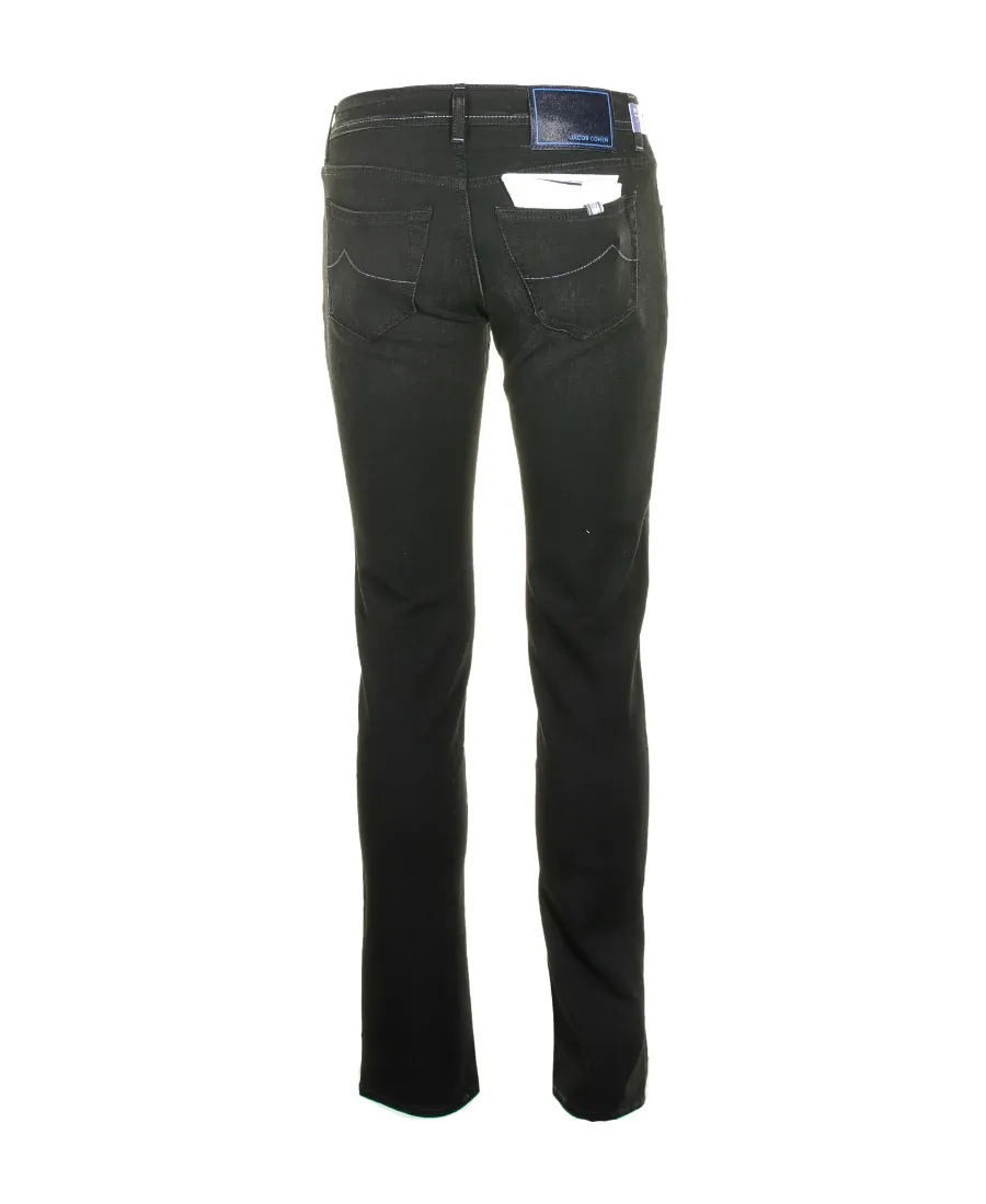 Logo Embroidered Low-Rise Jeans
