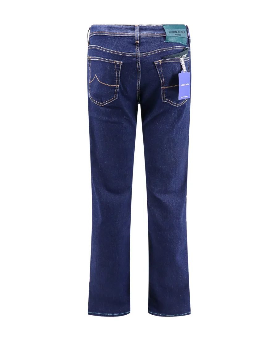 Bard Logo-Patch Low-Rise Slim-Fit Jeans