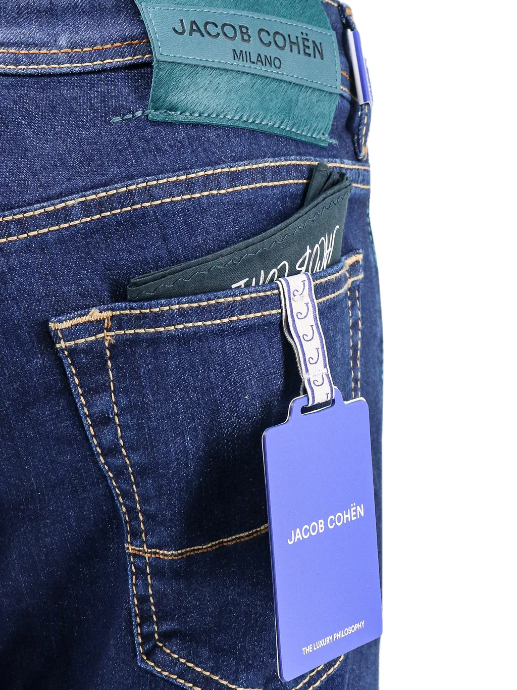 Bard Logo-Patch Low-Rise Slim-Fit Jeans