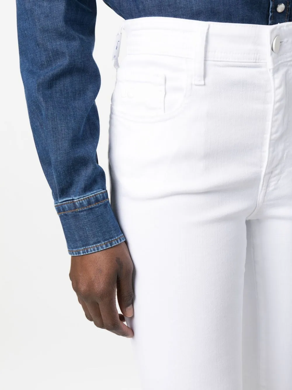 Victoria Crop Flare Trousers