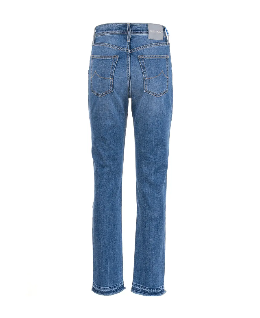 Distressed Slim-Fit Jeans