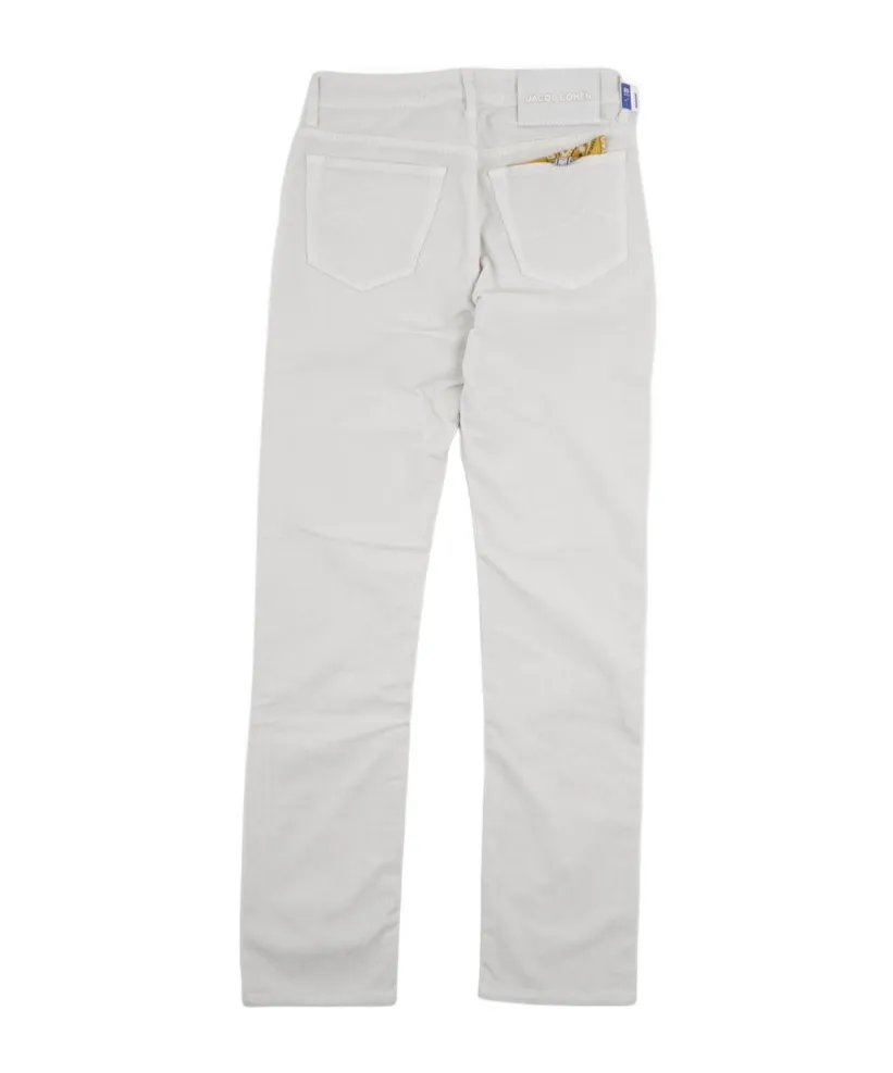 Logo Patch Straight Leg Trousers