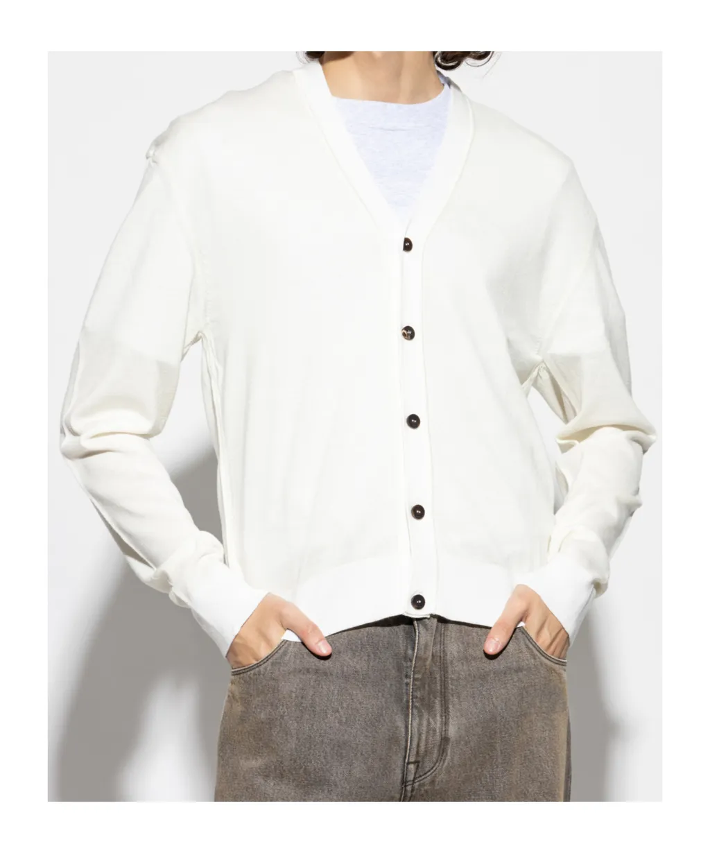 V-Neck Knitted Cardigan