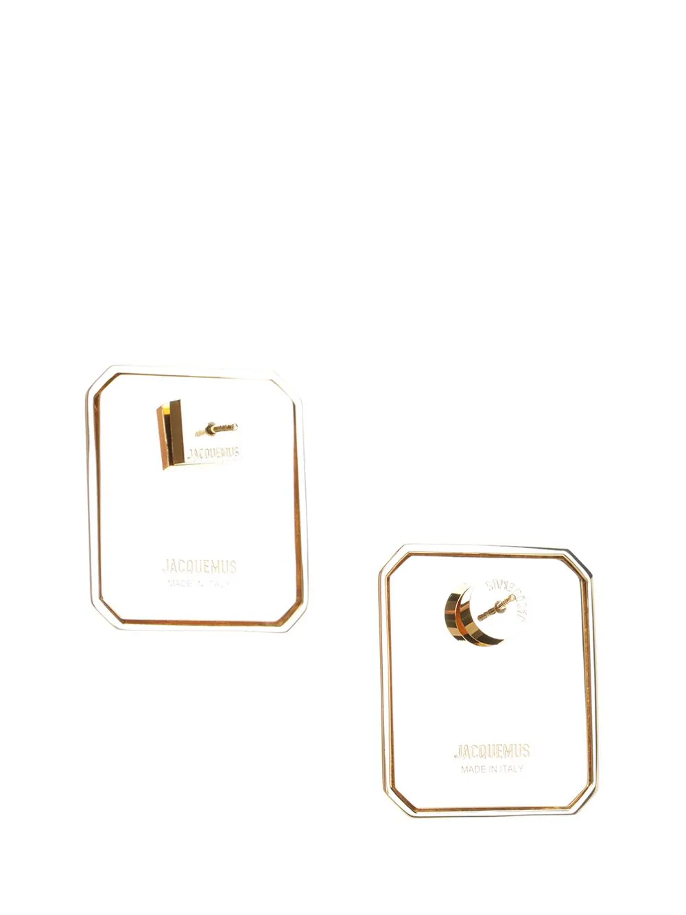 The Carré Drop Earrings