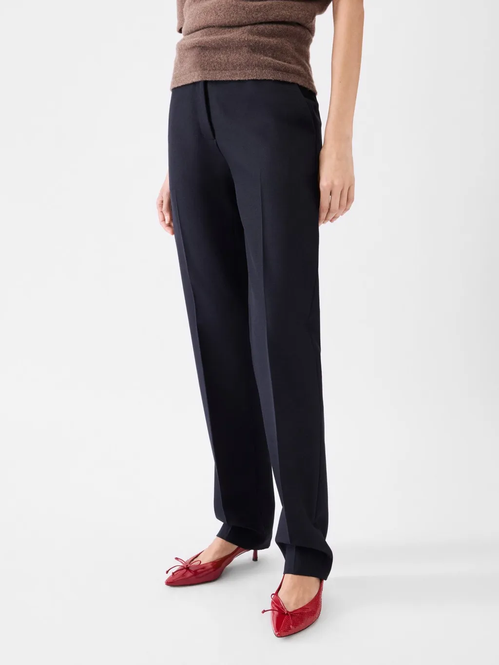 Straight-Leg Trousers