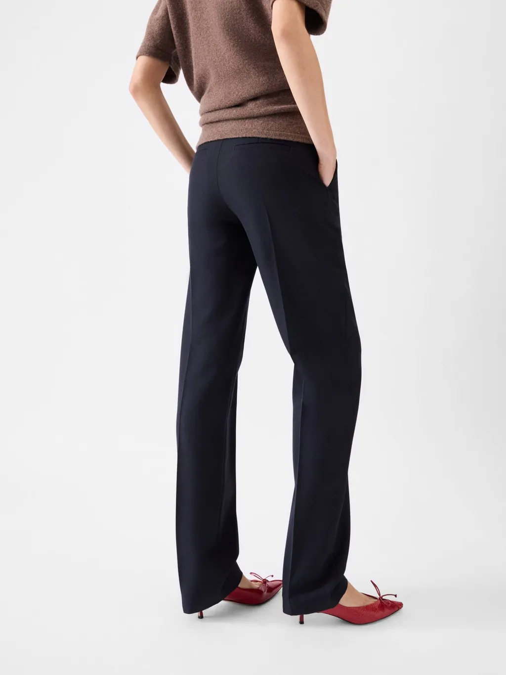 Straight-Leg Trousers