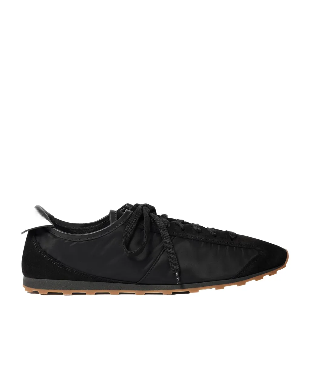 Pointed-Toe Tennis Sneakers