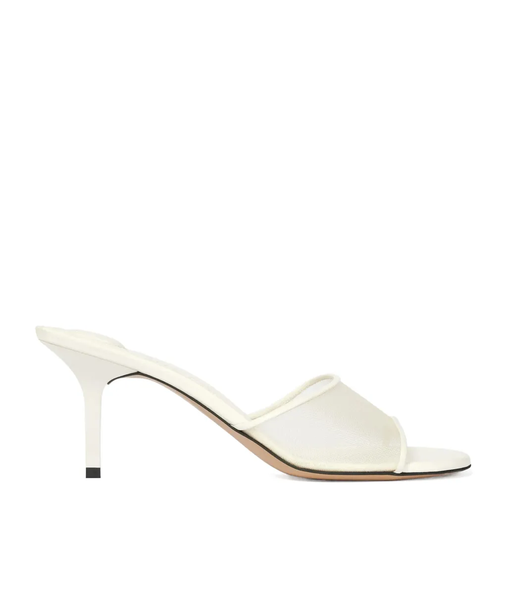 Open Toe Stiletto Heel Mules